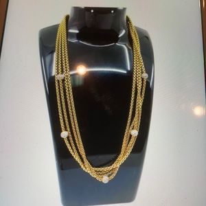 Authentic David yurman necklace 18k